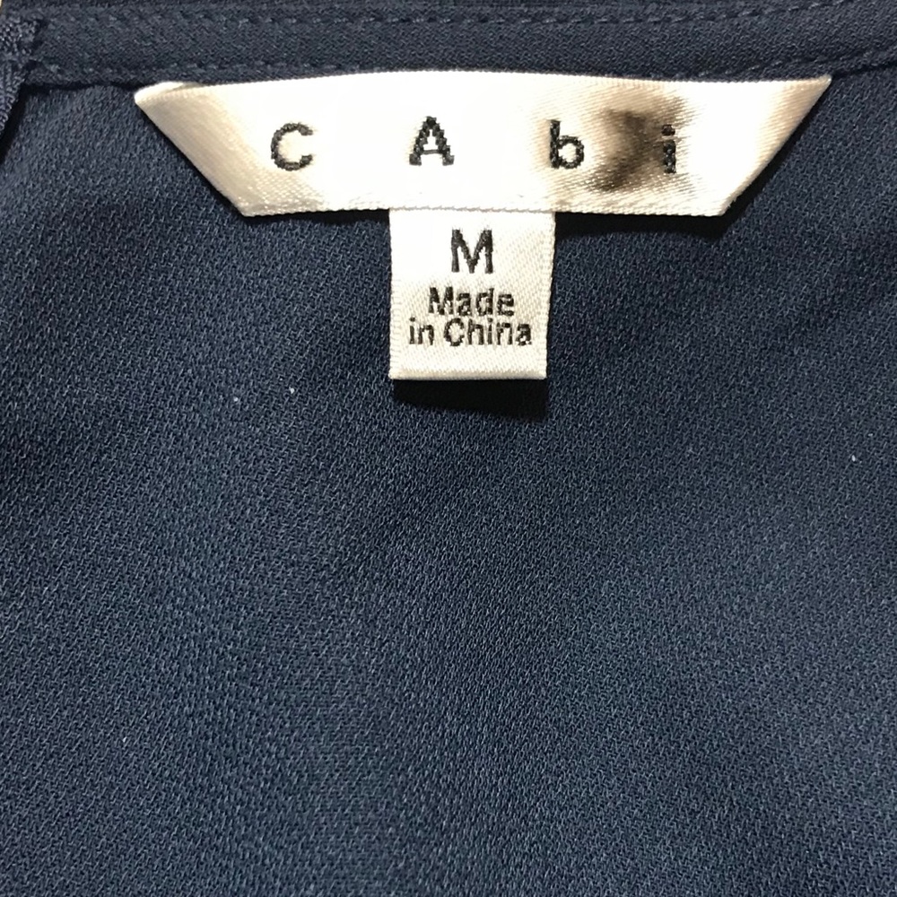 Cabi French Navy Blue Jumpsuit Size M - Picture 7 of 8